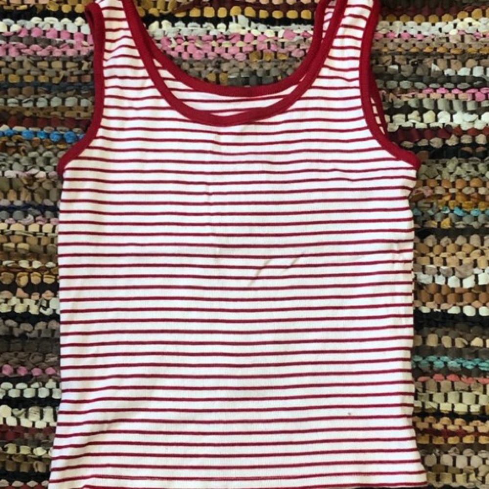 striped crop top